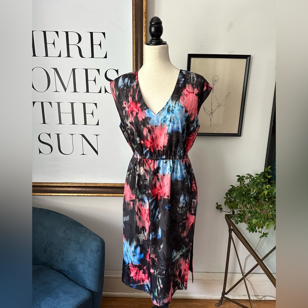J.Crew Abstract Floral Print Dress